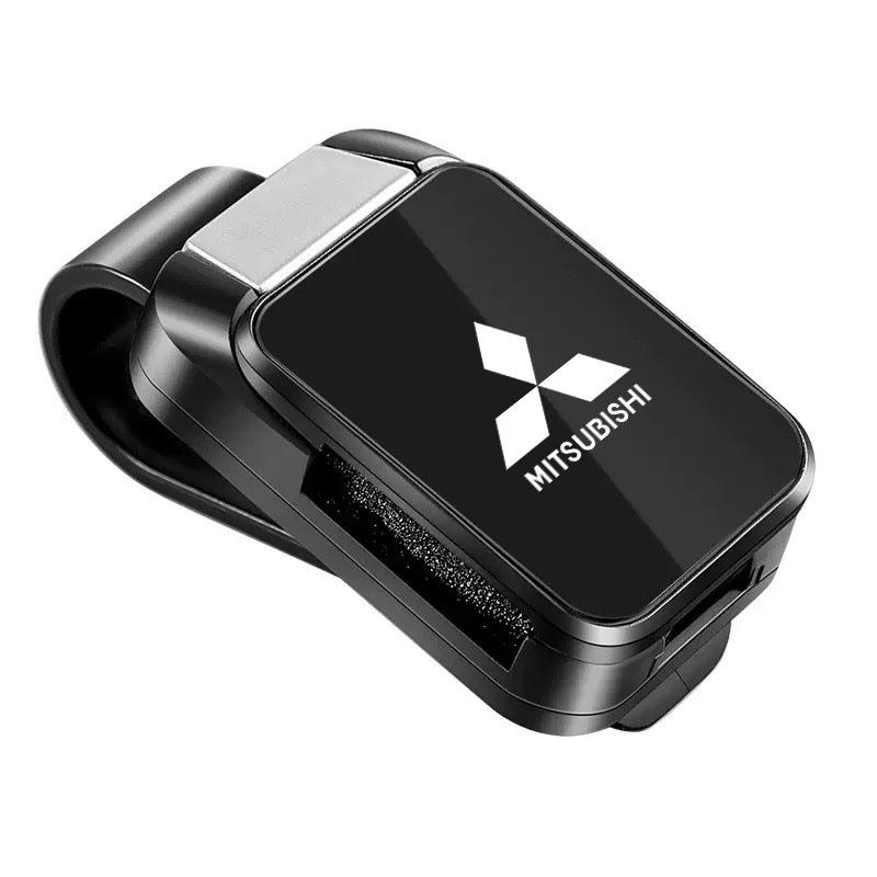 Car Sun Visor Glasses Clips Interior Eyeglasses Storage Holder for Mitsubishi L200 ASX Pajero Sport Outlander Xpander Eclipse