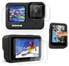 Set of 6 Tempered Glass Screen Films Lenses for Gopro Hero 12 11 10 9