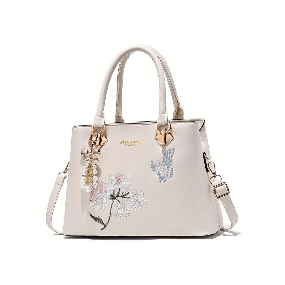 New Style Ladies' Handbag 2023 Fashionable Embroidered Mom Bag Versatile Shoulder Crossbody Bag