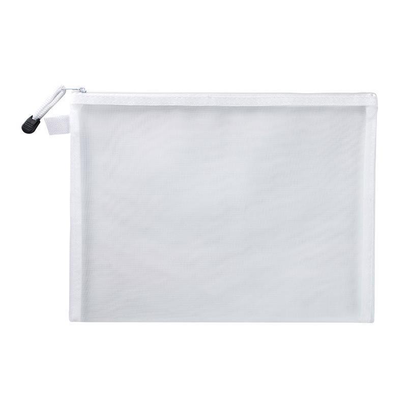 Smooth Zipper Mesh Bags 8Pcs 3 Sizes Waterproof Clear Storage Pouches for Travel Cosmetics Home Small Goods Sorting