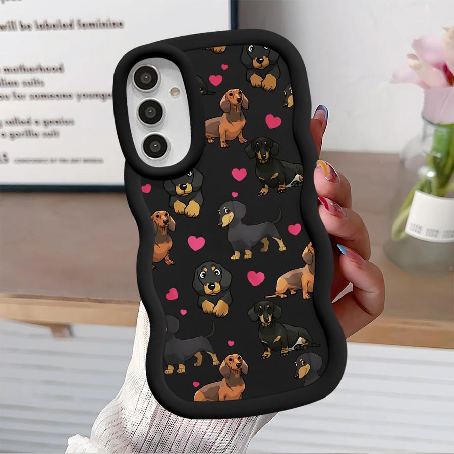 Case for Samsung Galaxy A15 A14 A21s A13 A16 A12 A11 A52 Soft Phone Cover A33 A53 A22 A05 A06 A23 A04 A03 Interesting Dachshunds