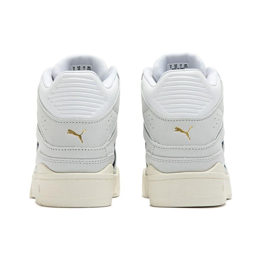 Puma Slipstream Invdr Mid Lux Comfortable Casual High-Top Sneakers Unisex Sneakers Off-White Gray 388641-02