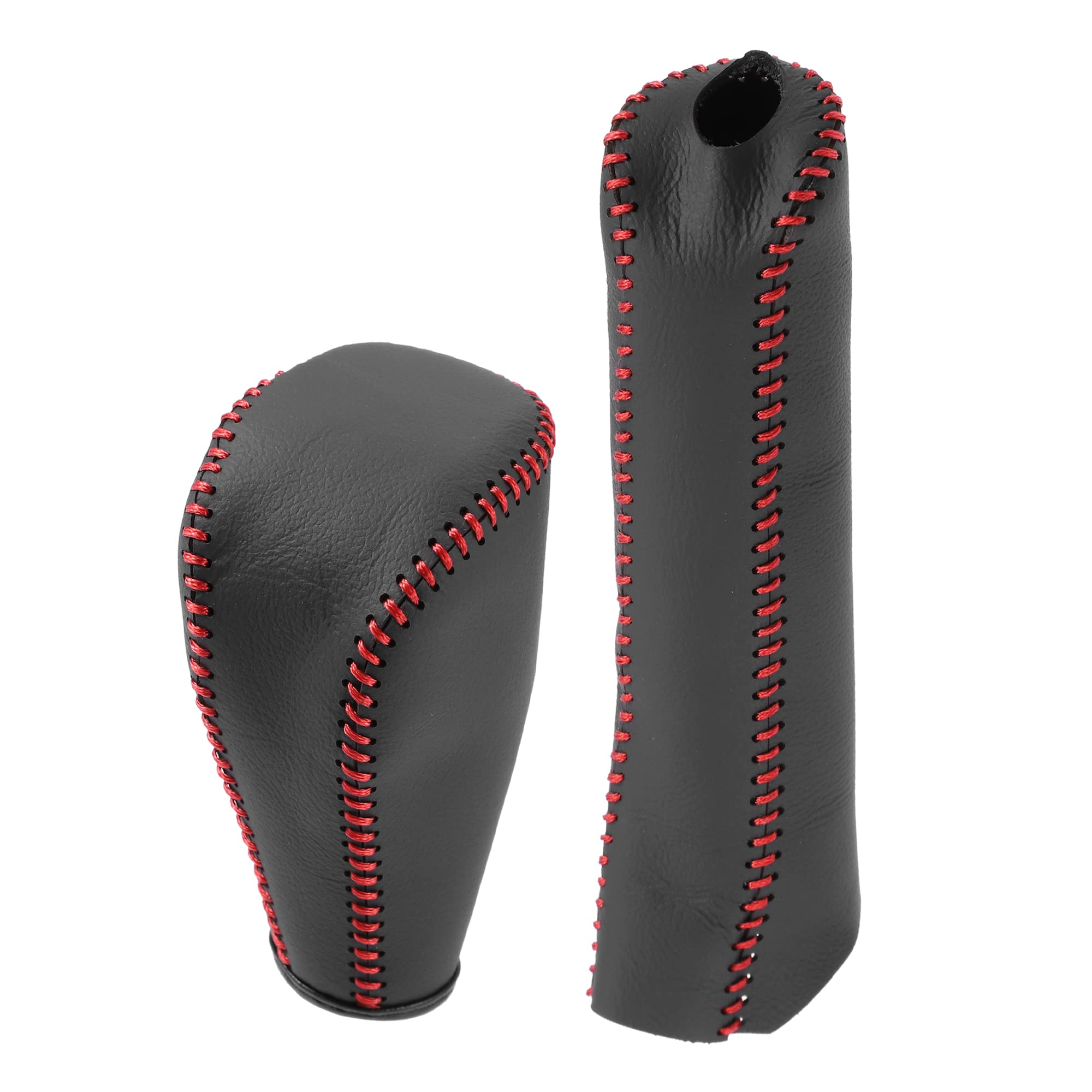 

A ABSOPRO Gear Shifting Knob Cover Handbrake Cover Automatic Transmission Lever Trim Set for