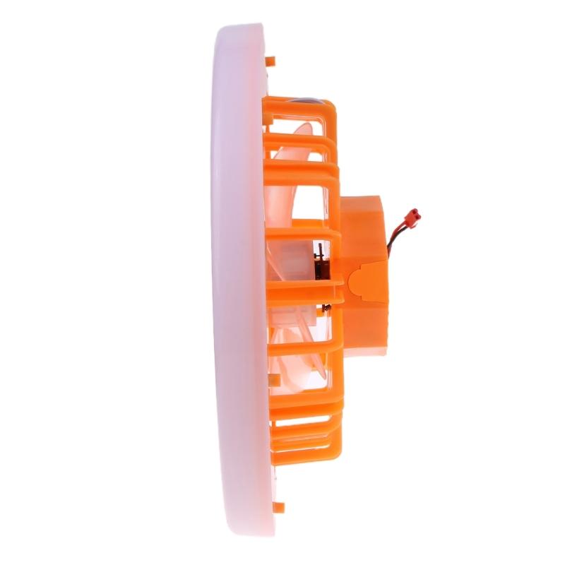 Ceiling Fan Light E27 Lamp Head Cooler Fan with Remote Control Adjustable Wind Speed for Study Bedroom Bathroom