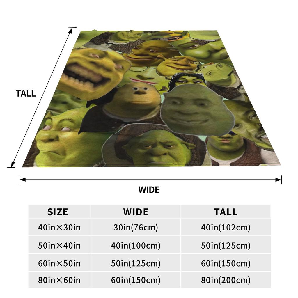 Coperta Ponderata in Flanella Elegante S-Shreks Calde Coperte in Peluche Morbido Copriletto per Letto Soggiorno Casa Picnic Divano