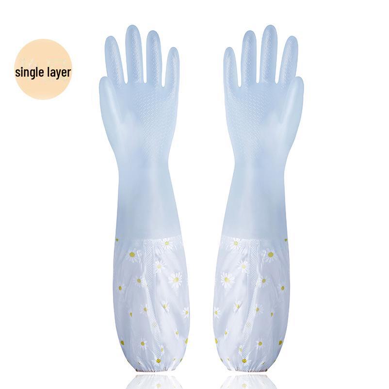 Mănuși de vase de uz casnic extinse: Mănuși de lucru impermeabile pentru curățenie