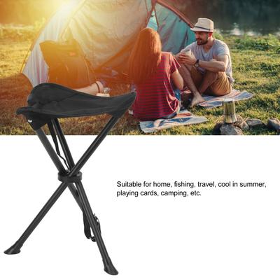 Folding Tripod Stool Anti Slip 200KG Load Bearing Foldable Chair 600D Oxford Cloth Good Stability Portable for Camping