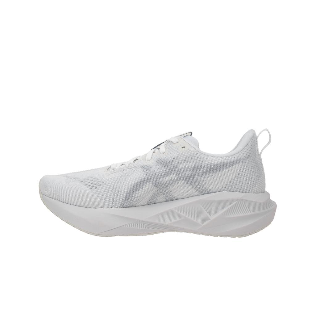 Asics Baskets Novablast 5 Blanc Gris Piémont Femme 1012B765-100