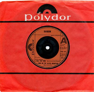 7inch Record RAINBOW - Live 2066845 Polydor, Oyster 1977 UK Rock Used