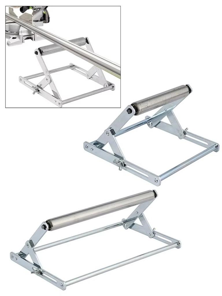 Stainless Steel Cutting Machine Support Frame Cutting Machine Attachment Portability Foldable Material Support Bracket Sturdy