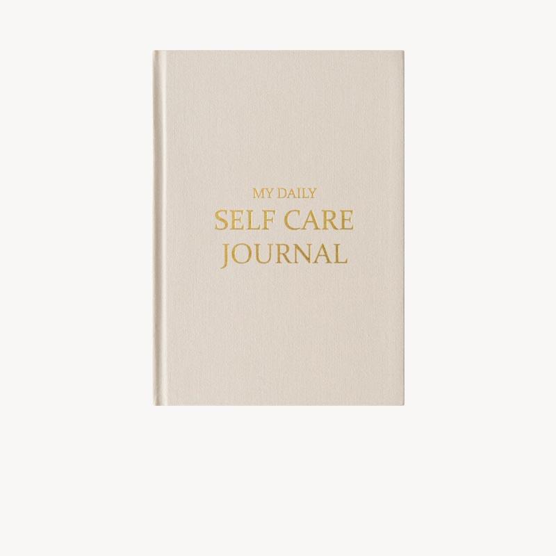 Custom A5 Hardcover Self-Care Journal Personal Reflection Daily Planner Notebook Stationery Use with Fabric Cover