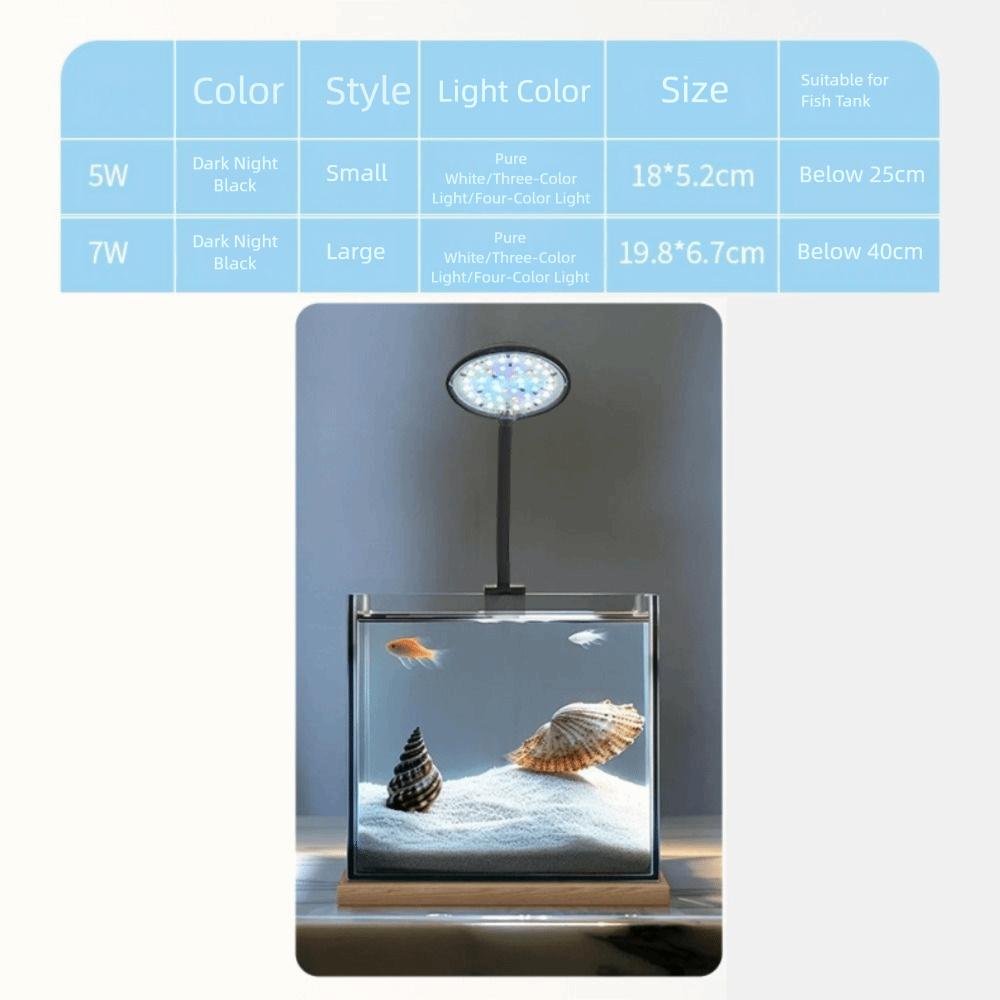 Dimmable Lightness Aquarium LED Lamp Multiple Modes Full Spectrum Light New Fish Tank Light