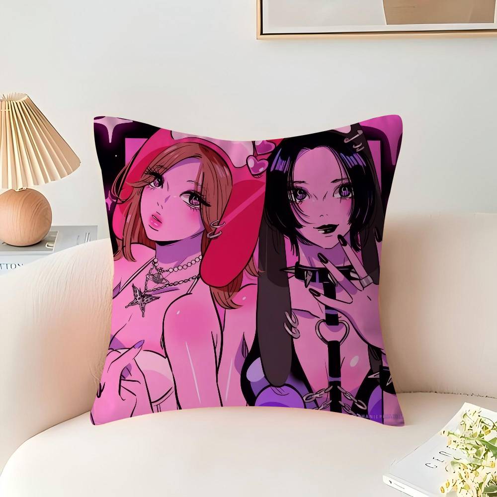 Stephaniepriscillart Cushion Cover Pillow Cover Decor Pillowcase Printed Cushion Case For Couch