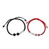 Little Ancestor Couple Bracelet, A Pair of Red Ropes, Give His Girlfriend Strawberry Crystal Hand Rope Qixi Festival Gift
