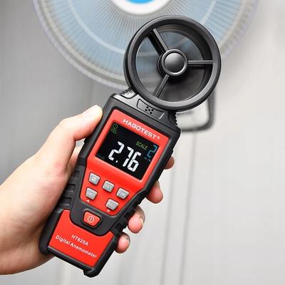 Anemometr Wiatromierz Miernik Siły Wiatru Pomiar Temperatury Objętości Lcd