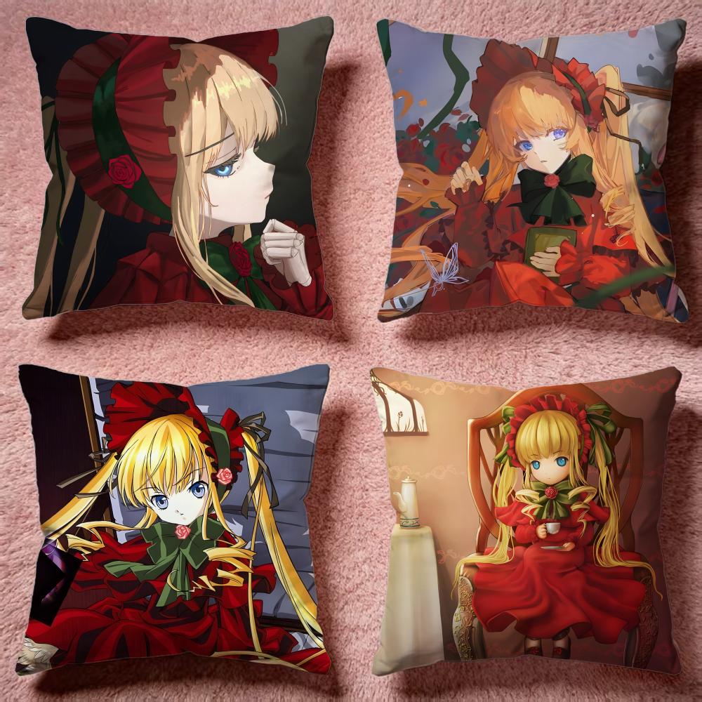 Hot RRozen Maidenful Cushion Cover Premium SkinFriendly Pillow Case MultiPurpose for Home Office Travel