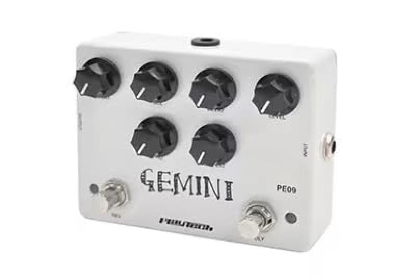 PLAYTECH Guitar Effects Pedal Reverb Combines delay and reverb for versatile sound Dual Delay. creation. footswitch.