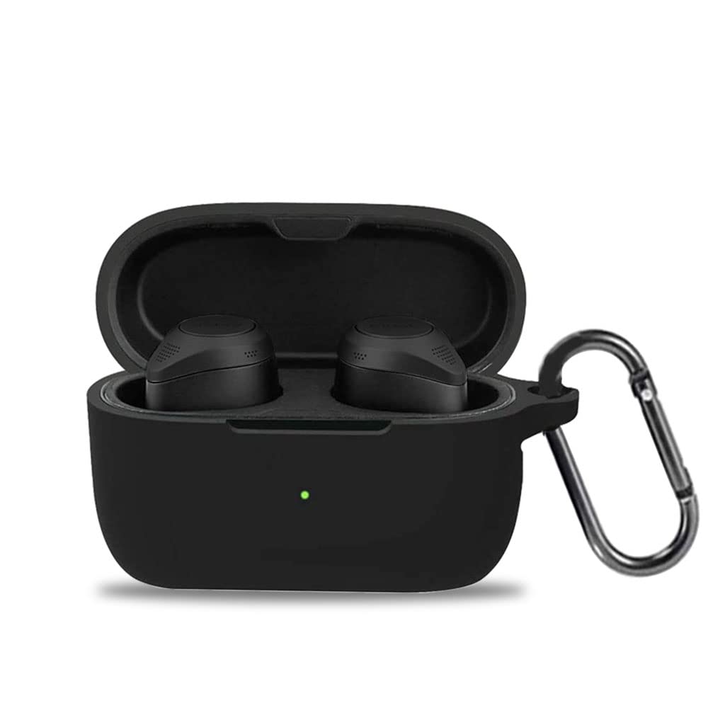 

Чехол для Jabra Elite 5 оснащен крючком для предотвращения потери спортивного прохладного дизайна из мягкого кремнезема, мягкий чехол для защиты от падения [HVUYAL],