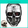 Halloween Terminator Mask Full Face Resin Costume Mask For Parties And Role Play