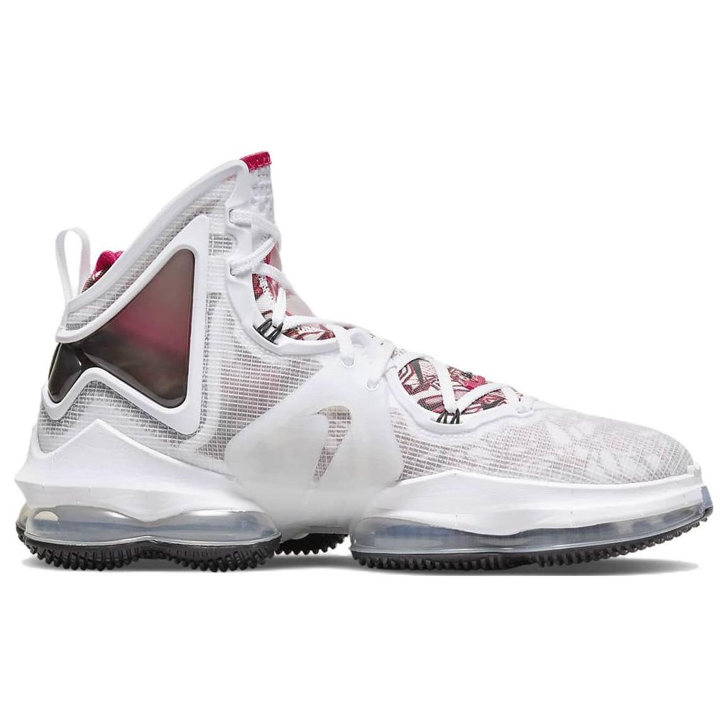 Nike LeBron 19 Sketch Men Sneakers White Black University-Red CZ0203-101