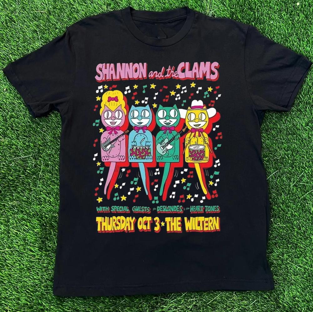 Shannon And The Clams At The Wiltern In Los Angeles T Shirt Full Size S