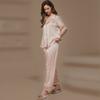 Silk World 19 Momme Silk Pajamas Set for Women, Autumn/Winter Anti-aging High-end Silk Home Wear, Mulberry Silk Set