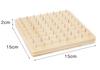 Montessori Baby DIY Puzzle Creative Toy Geometry Graphics Rubber Nail Boards with Cards Math Educational Toys for Children Kids