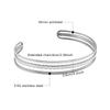 Minimalist Multi-Level Stainless Steel Wrist Bracelet Waterproof Gold PVD Plated Three-Layer Bangles Fashionable Cuff Bracelet