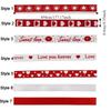 Single-Sided Heart Print Ribbon 5 Yards Bouquet Packaging Ribbon Gift Packaging Ribbon  DIY