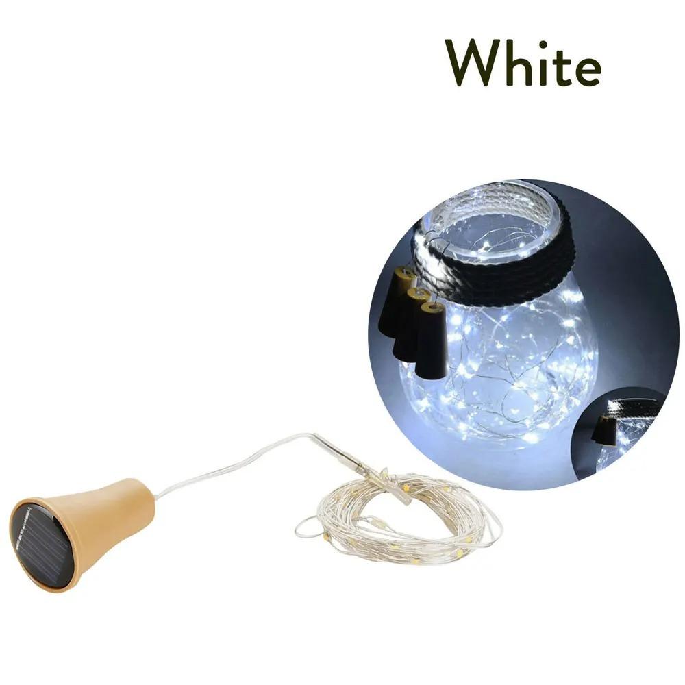 Solar Power Wine Bottle Lights LED Waterproof String Light Outdoor Fairy Garland Lights Christmas Wedding Bar Hotel Decoration