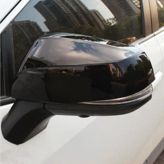 For Toyota Grand Highlander 2024 2025 Black Side Mirrors Rearview Trim Cover
