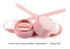 RINNTIN JB01Bespoke Design Ring Necklace Packaging  Premium Velvet Round Jewelry Box With Logo