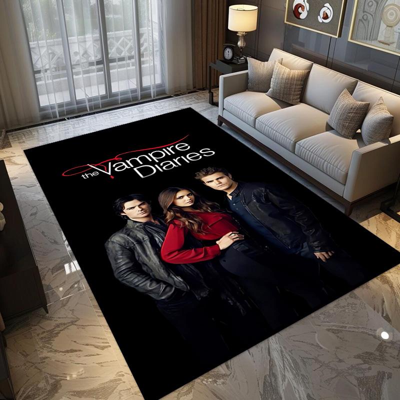 Blood Desire: Vampire Diaries carpet Suitable for all seasons floor mats Room Bathroom mat Art