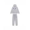 Trapstar Rotes & Schwarzes Tigerkopf Hoodie und Hosen Set