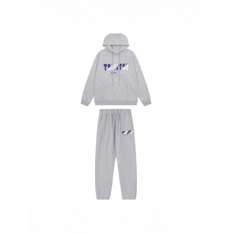 Trapstar Rotes & Schwarzes Tigerkopf Hoodie und Hosen Set