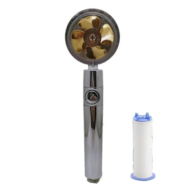 Pressure Shower Head Easy Installation Showerhead Filteres Shower Head Efficient Shower Head Detachable Showerhead 1 золотой