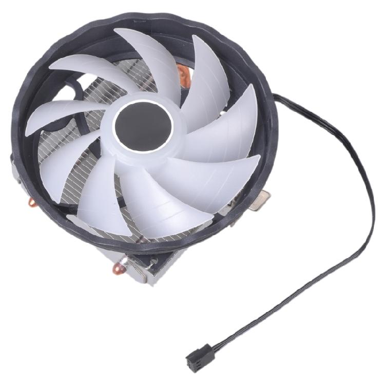 

RGB CPU Processor Cooler For 1151 1155 AM4 AM3 CPU Cooling Fan 2/4 Heat Pipe PWM
