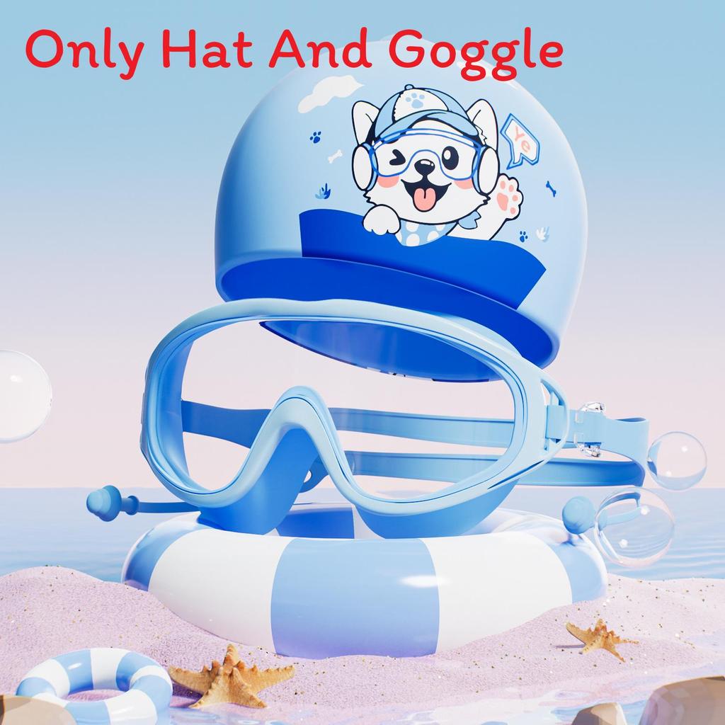 Childrens Waterproof Antifog Pc Swim Goggles For Kids Pool Swimming Practice