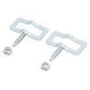 2pcs Exhaust Manifold Clamp Repair Kit Manifold Stud Clamp Replacement for Ford V8 Truck