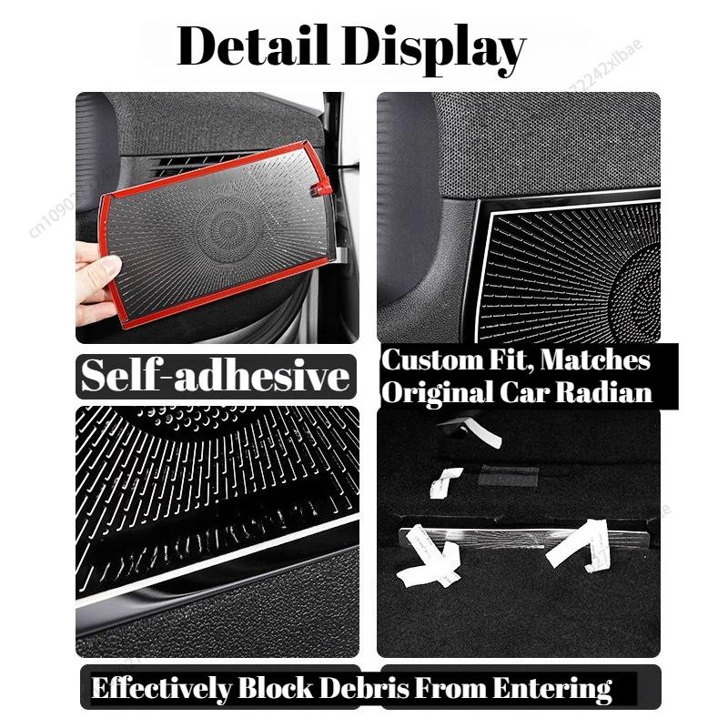 Car Door Speaker Cover Trim, Interior Audio Decorative Protective Accessories Fit For XPENG G6 2023-2026 Interior Mouldings