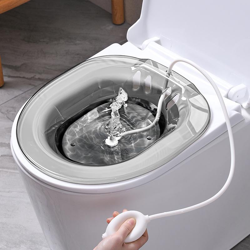 Hygienická vana pro intimní hygienu: Ideální pro ženy i muže, úleva od hemoroidů a poporodní použití bez nutnosti dřepování.