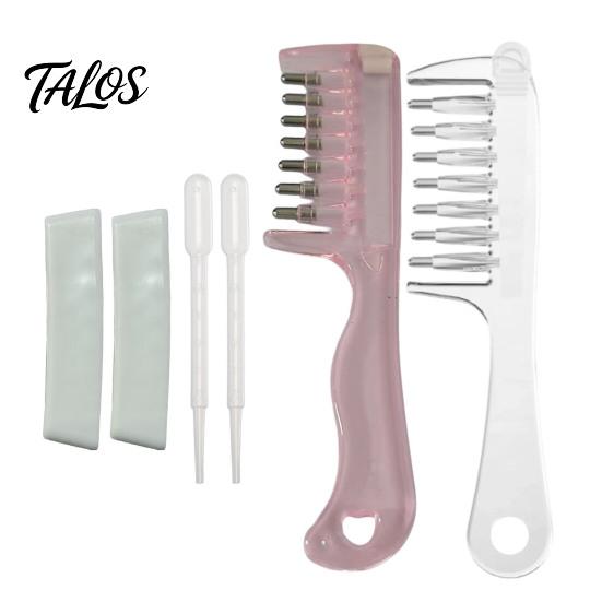 Essential Oil Hair Comb Scalp Applicator Comb, Round Massage Ball Teeth Design, 10ml Capacity, for Growth Clear Leakproof Portable Liquid Dispenser