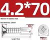 410 Stainless Steel Self-Drilling Flat Head Cross Countersunk Swallowtail Screws