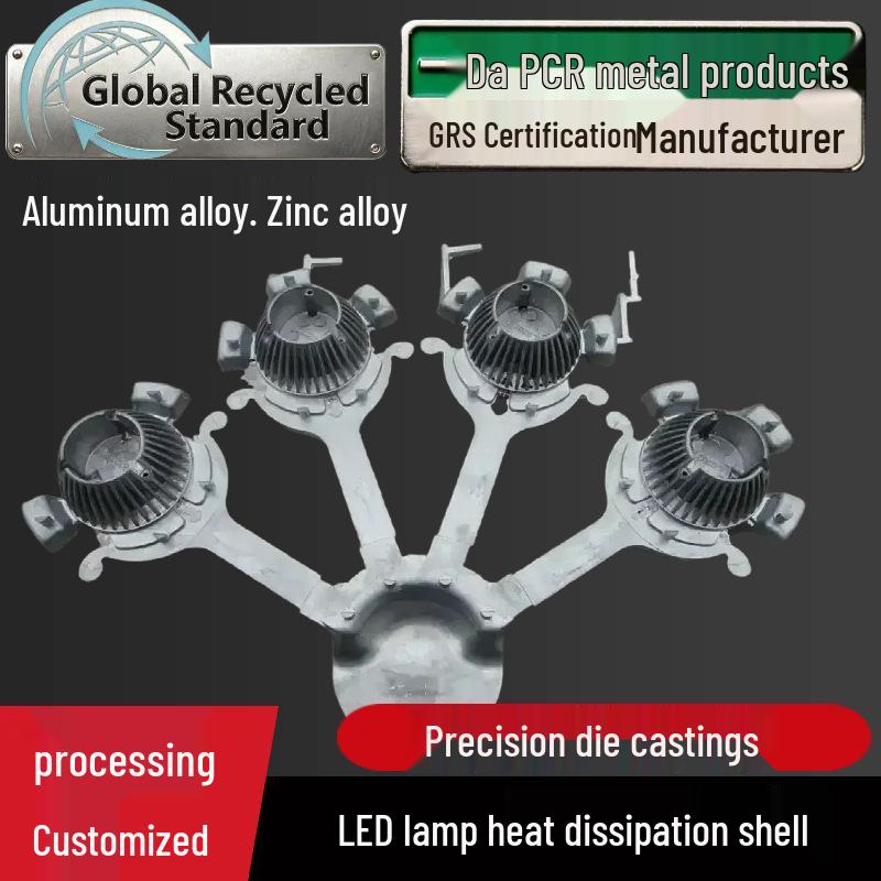 GRS Certified Die-Cast Zinc Alloy Storage Box In Silver, Gold & Rose Gold, PCR Electroplated Finish