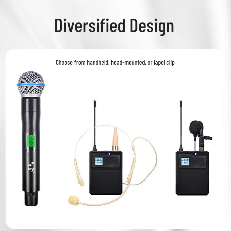 HuiDu Professional Wireless Microphone System (CN Version)