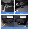 Sunvisor Clips Repair Kit For Jeep Wrangler JK 2018 For Wrangler 2018-2025 For Gladiator 2020-2025 Durable Auto Parts Aluminum