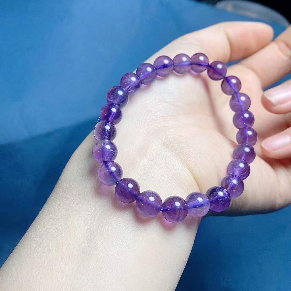 Amethyst Unisex Beaded Bracelet - Versatile & Fashionable
