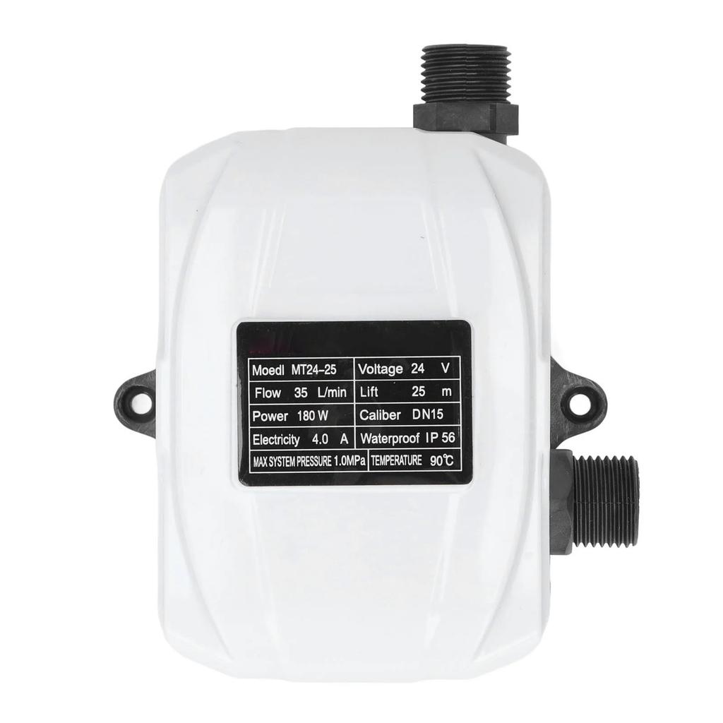 Booster Pump Water Pressure High 180W Automatic Water Booster Pump for Kitchen Sink Shower DC24V AC100‑240V Booster Pump