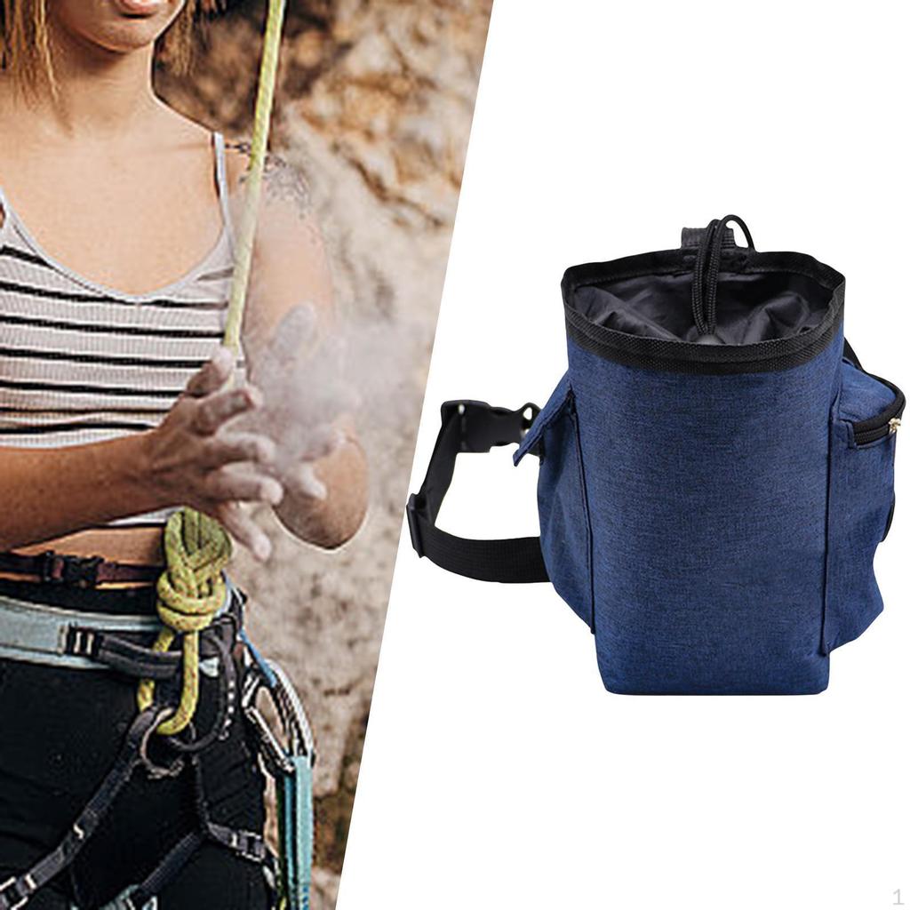 Climbing Chalk Bag Anti-slip Powder Increase Friction Waist Pocket Storage for Gymnastics