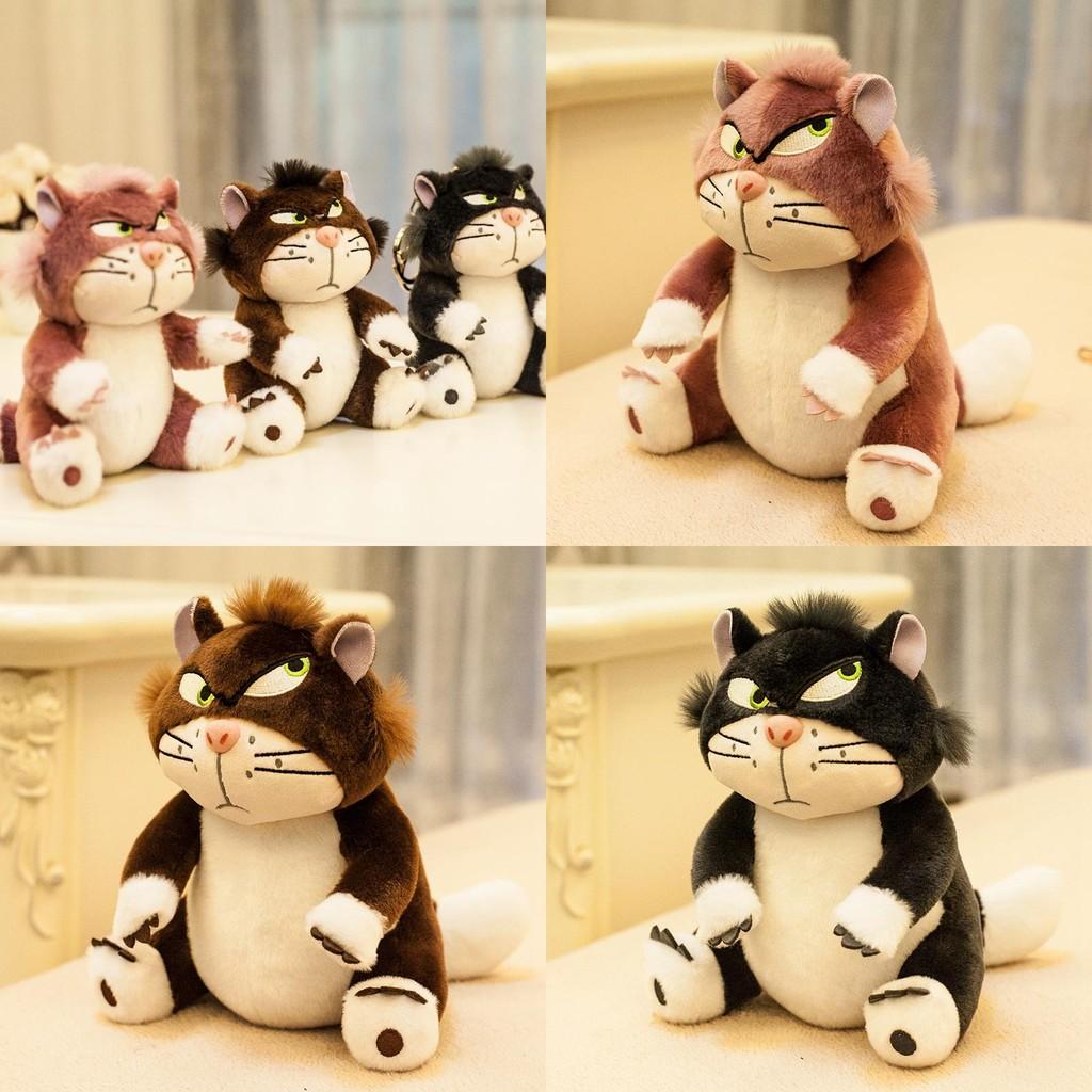 Cinderella Plush Lucifer Toy Keychain Lightweight Design Kids Doll Collectible